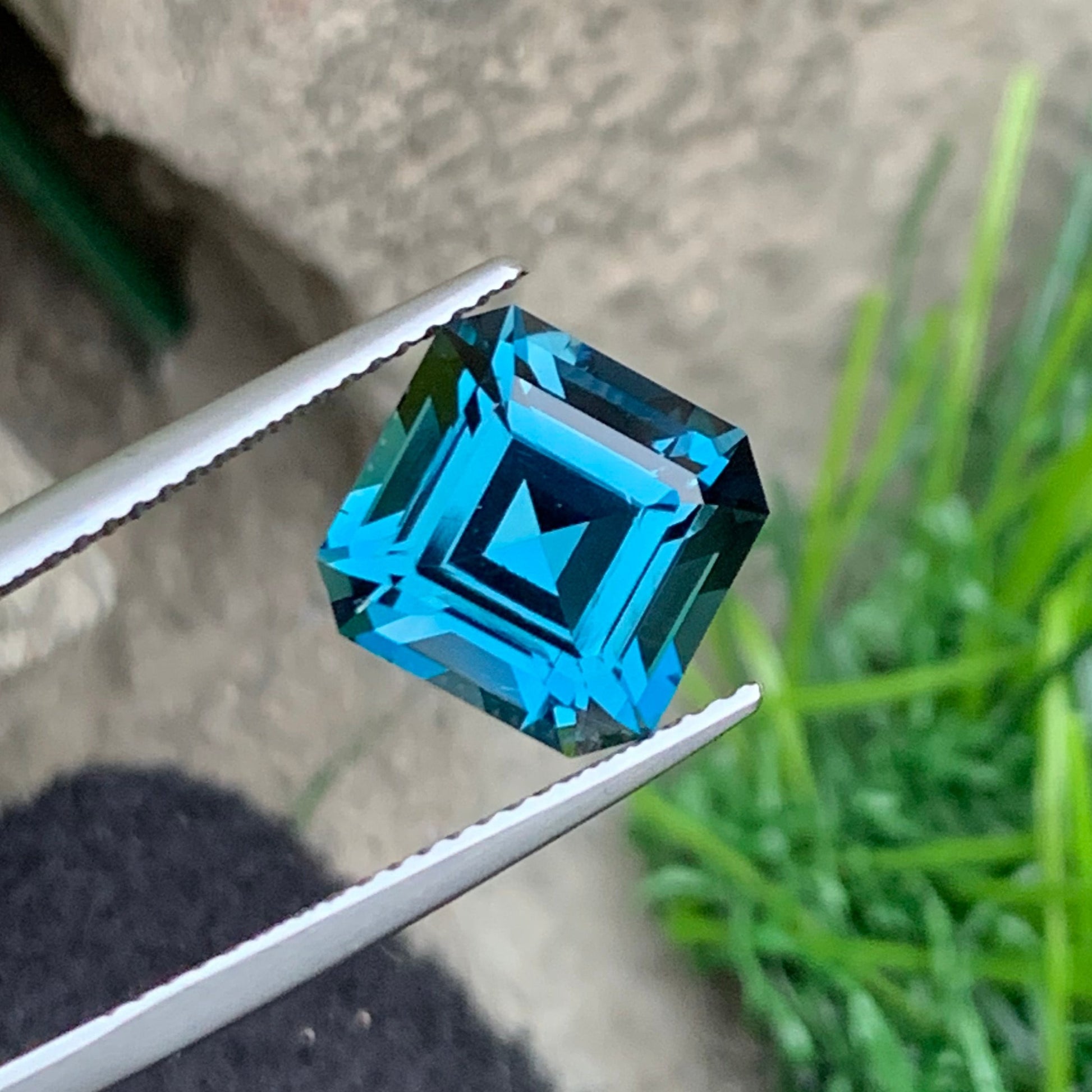 Loose blue topaz