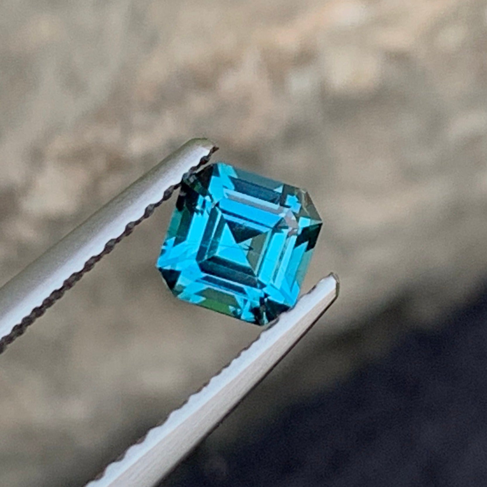 neon blue gemstone