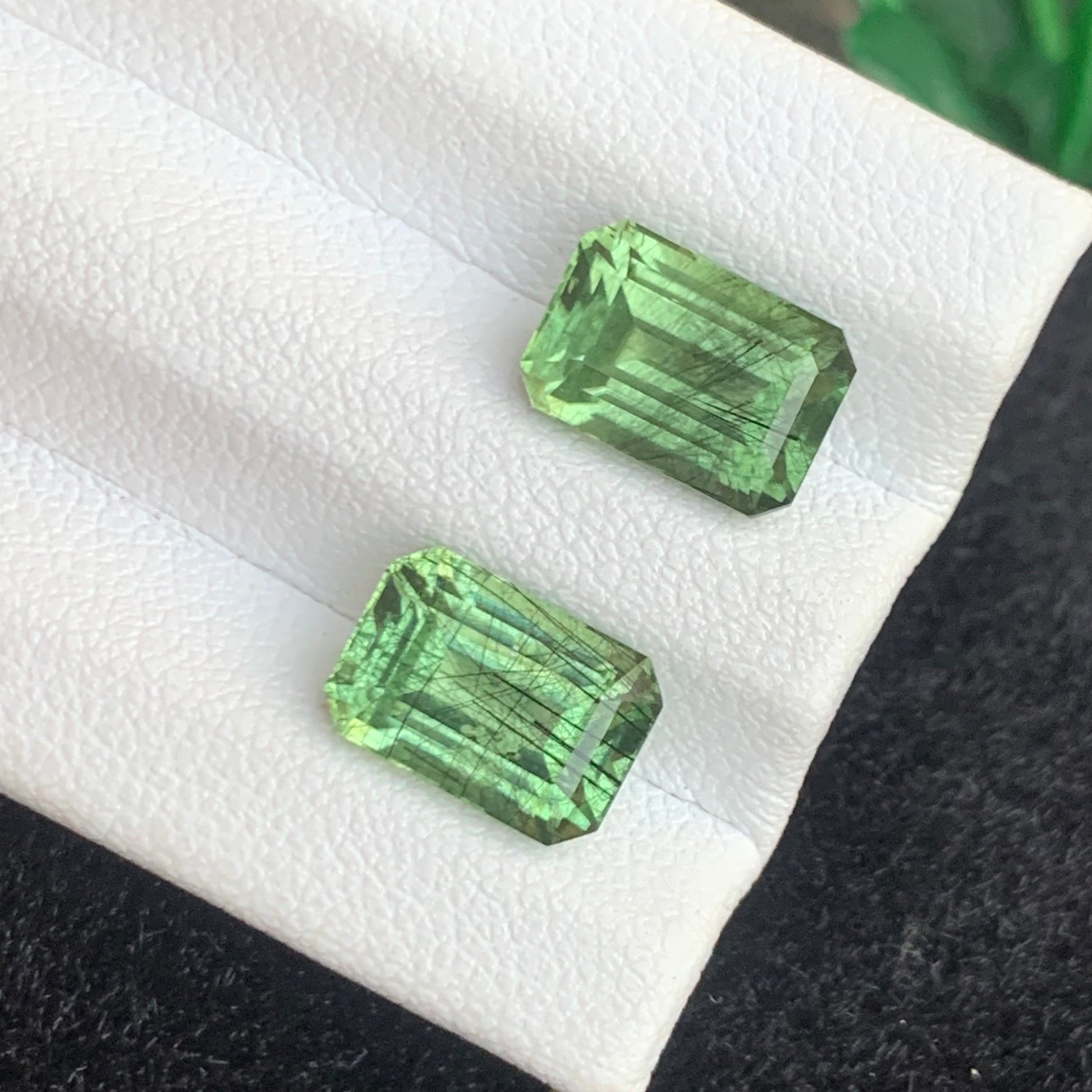 Rutile Green Peridot gemstone
Rutile Green Peridot jewelry