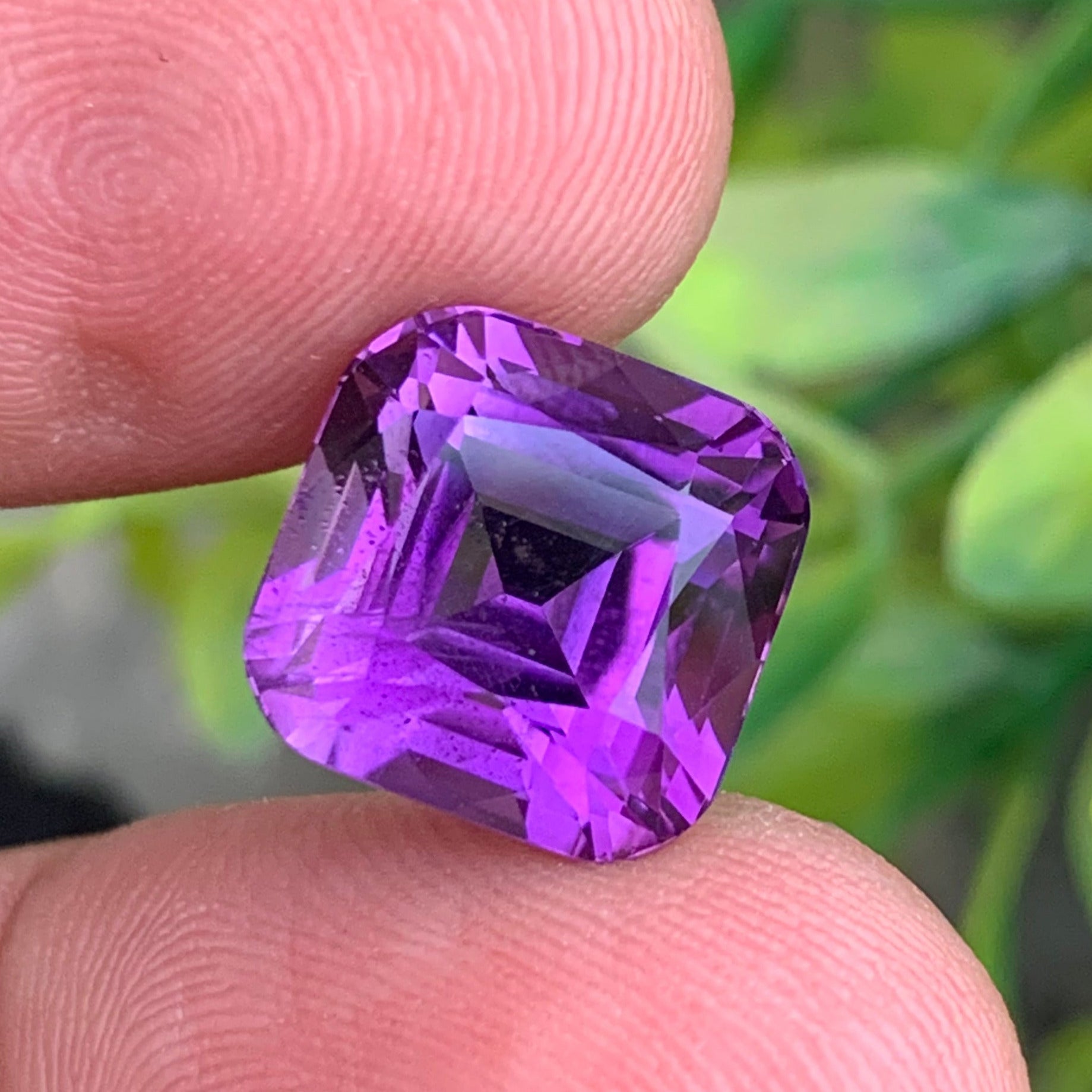 Pink Purple Amethyst ring