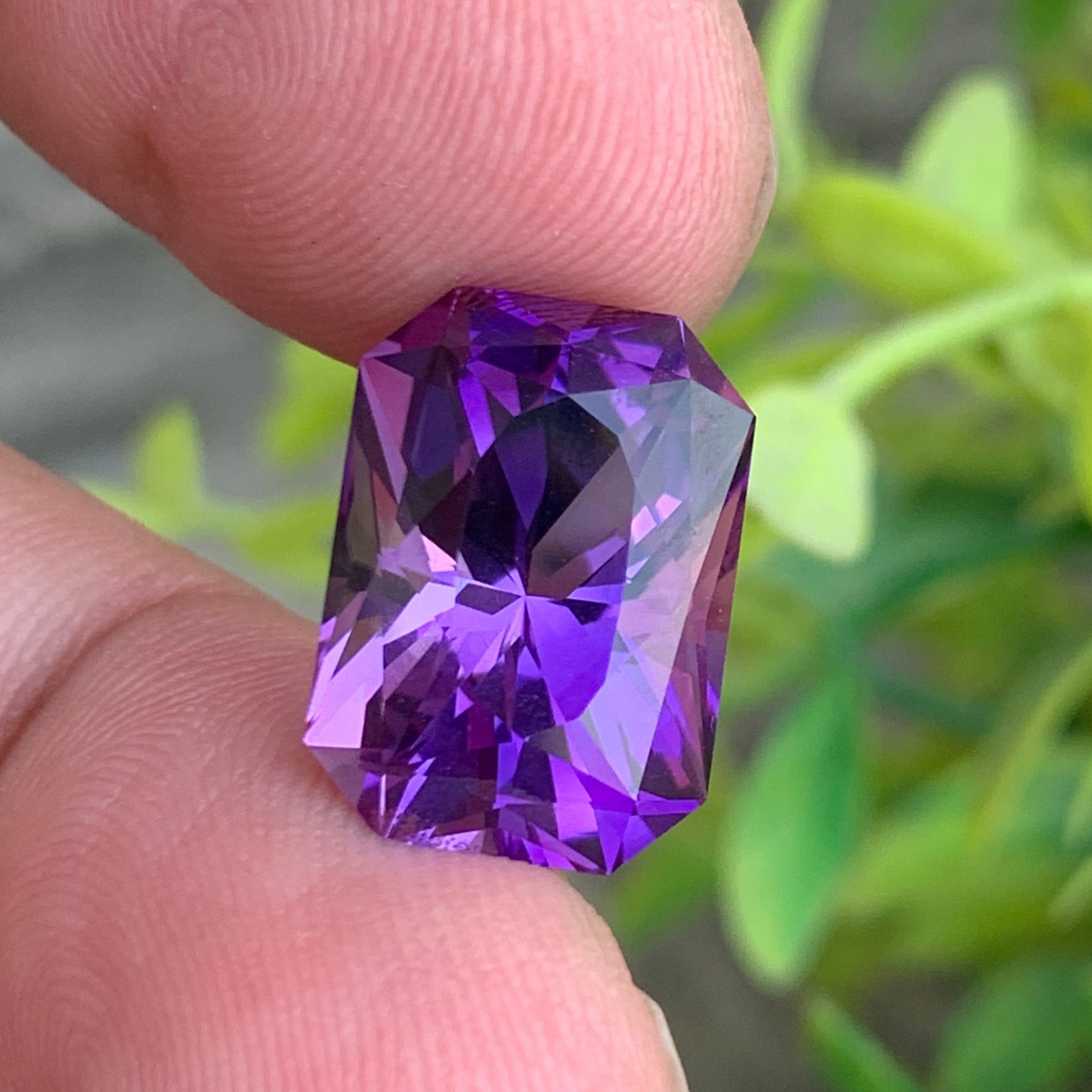 Pink Purple Amethyst ring
