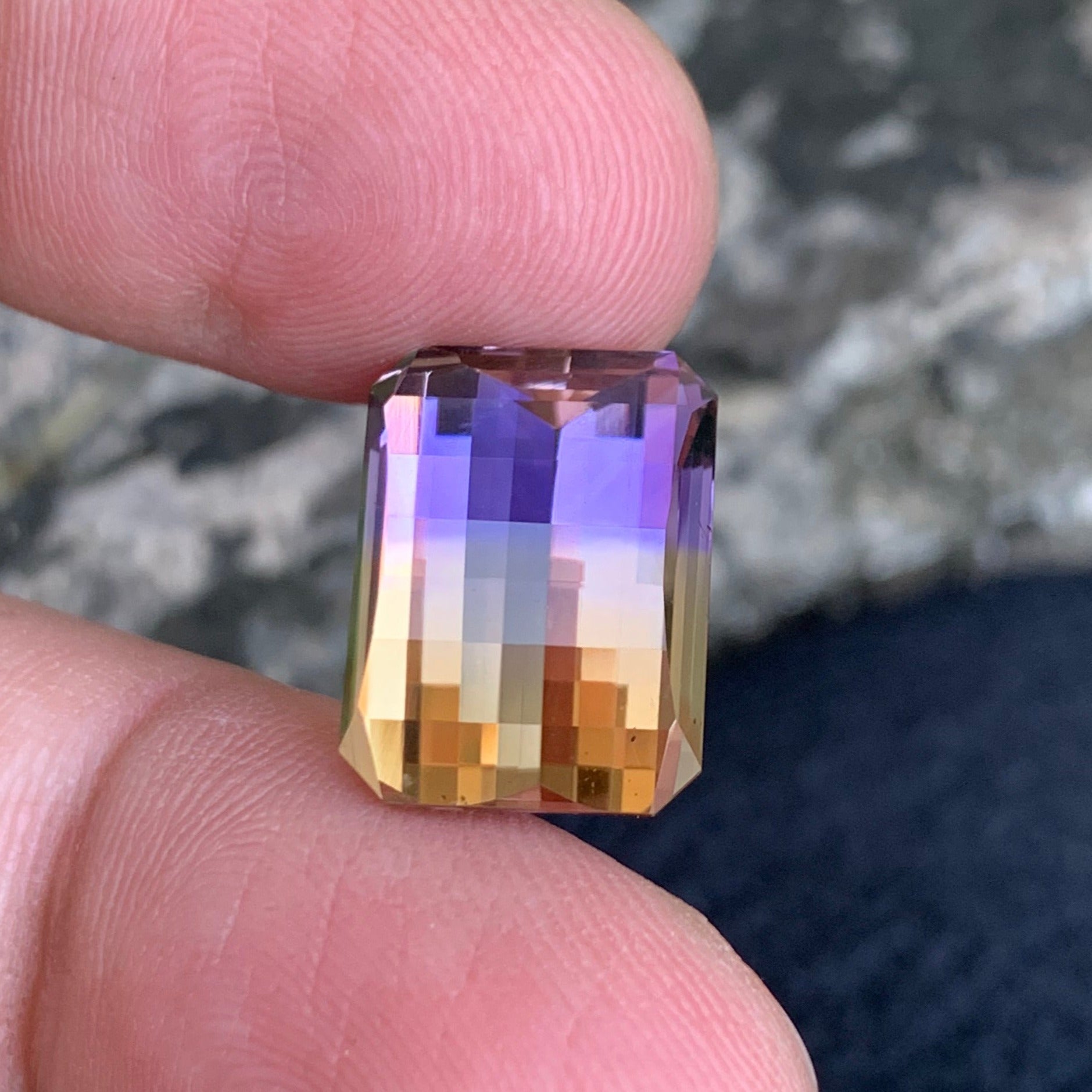 Faceted Ametrine