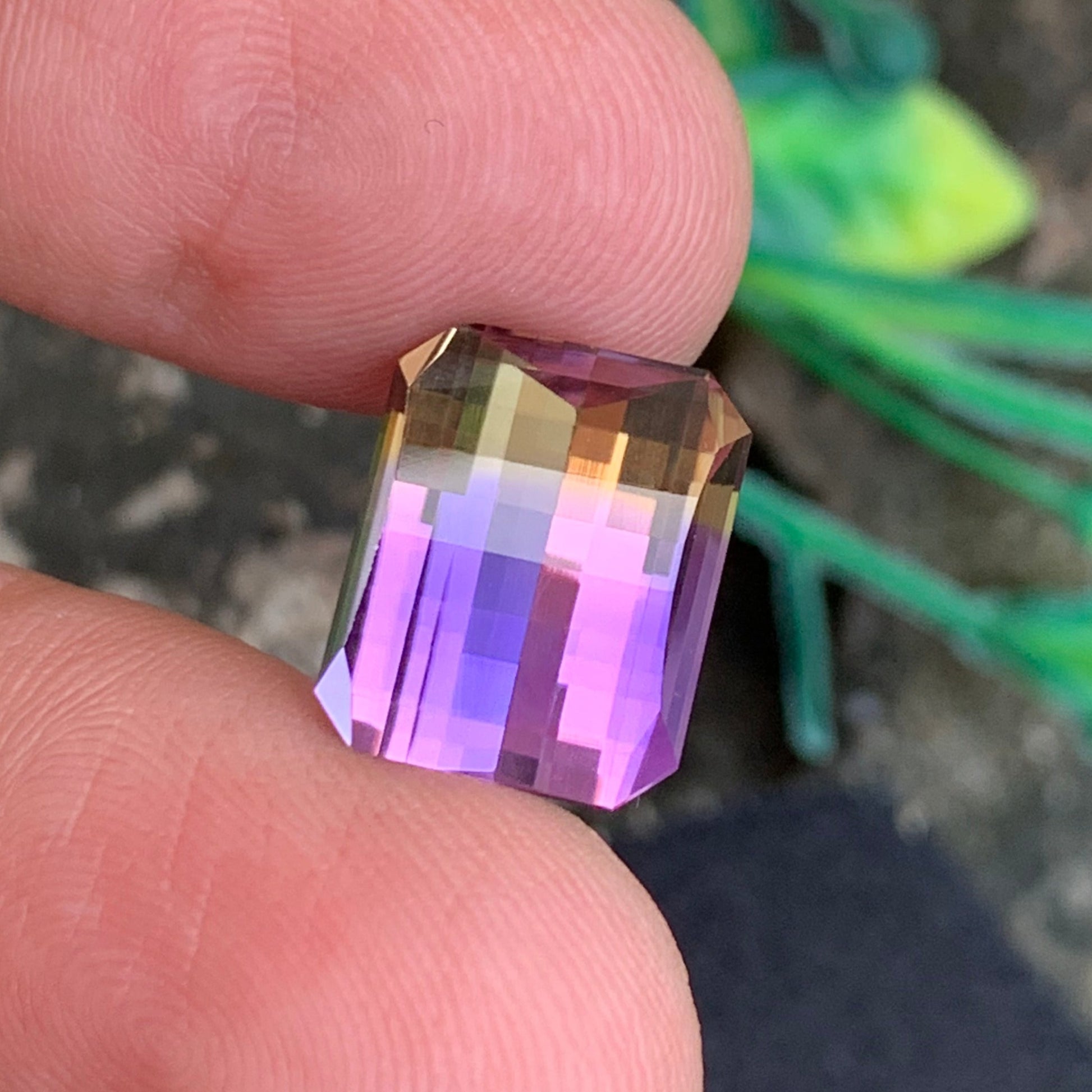 Faceted Ametrine 