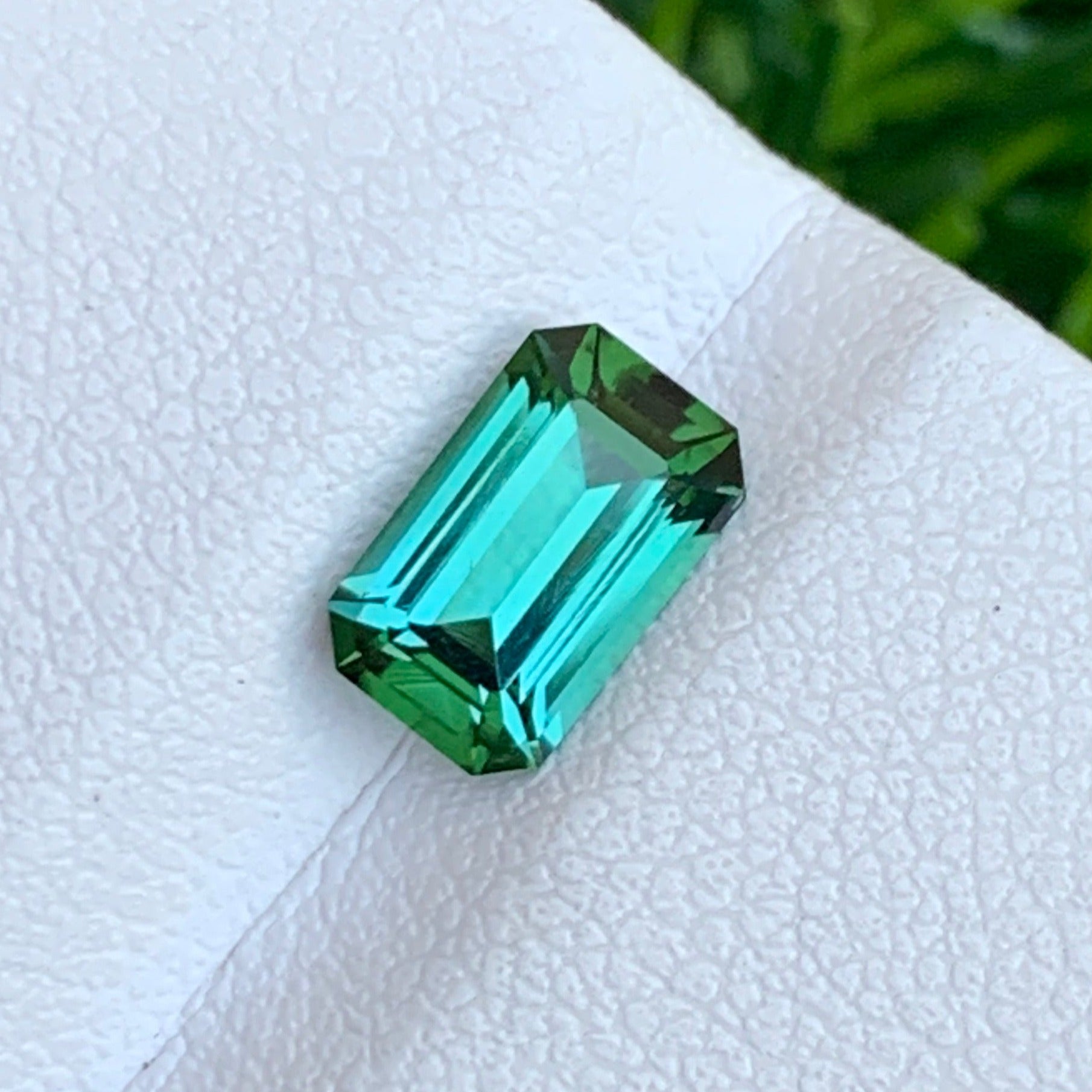 bluish green tourmaline