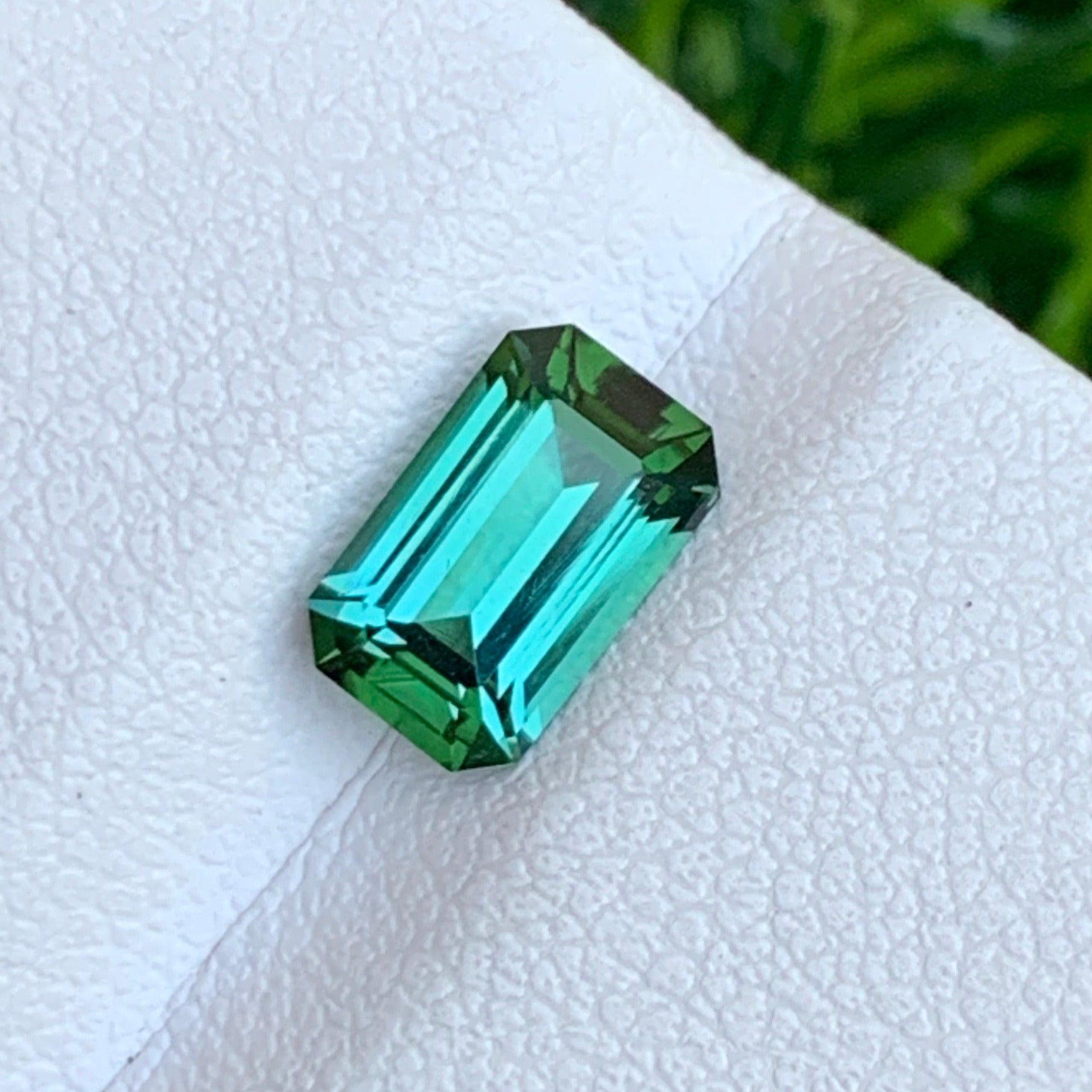 Bluish green tourmaline