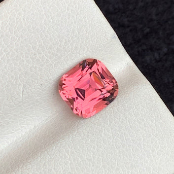 Hot Pink Tourmaline – 2.20 Carats Cushion Cut from Afghanistan | OneStep Gems