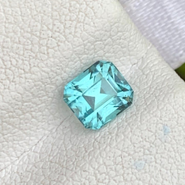 Natural Beauty of Lagoon Tourmaline Gemstone – Cushion Cut - 1.00 Carat, Afghan Lagoon Tourmaline