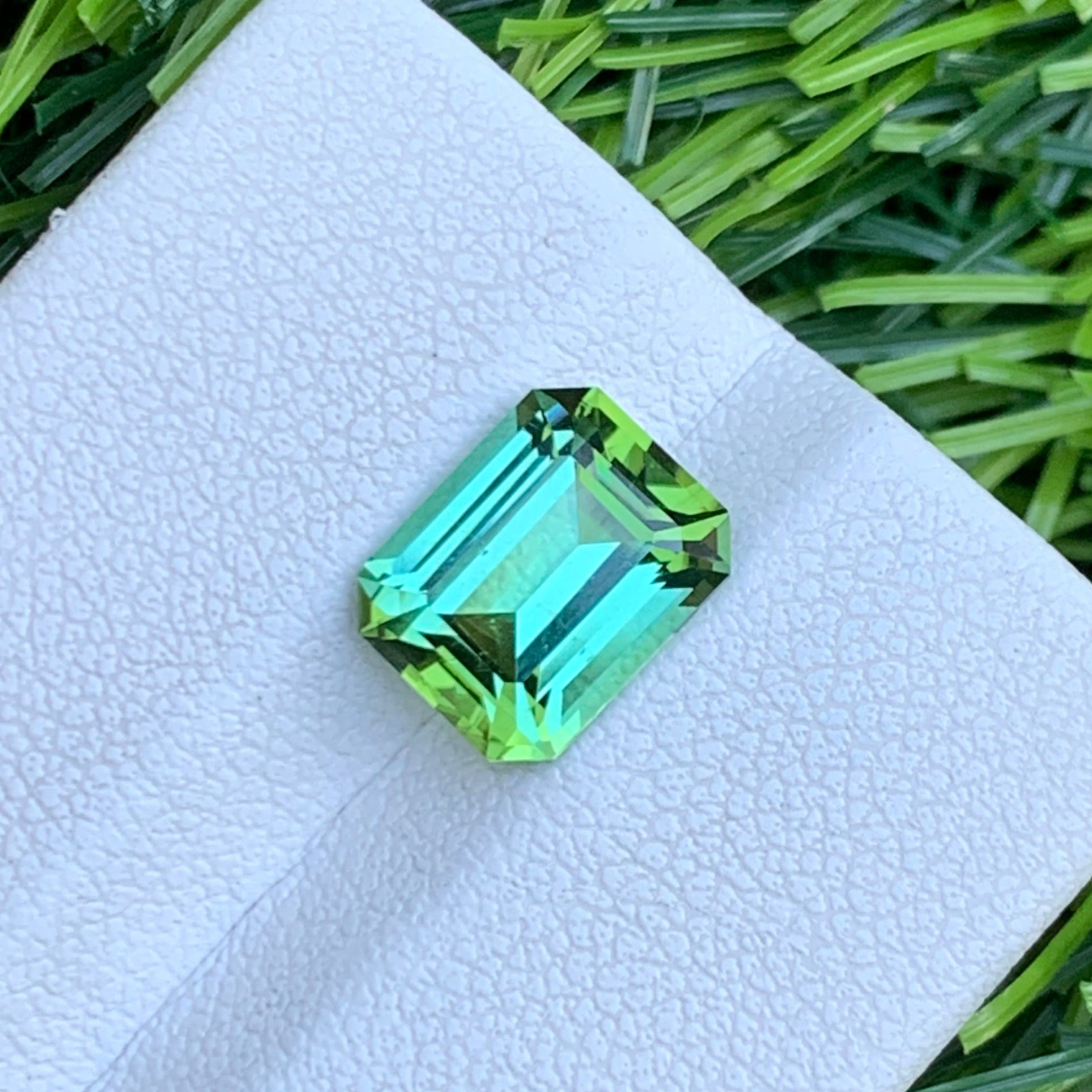 blue green tourmaline