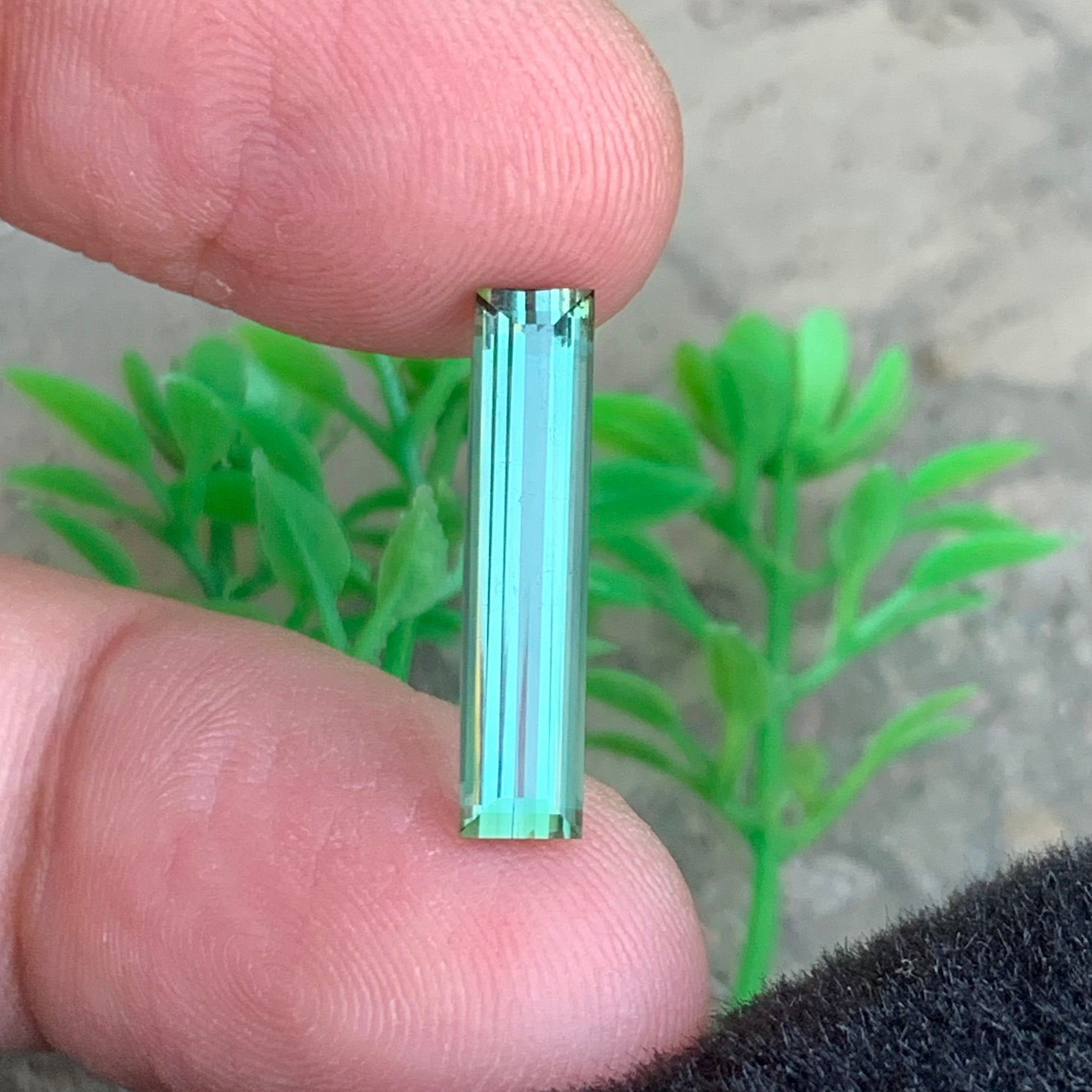 Apple green tourmaline