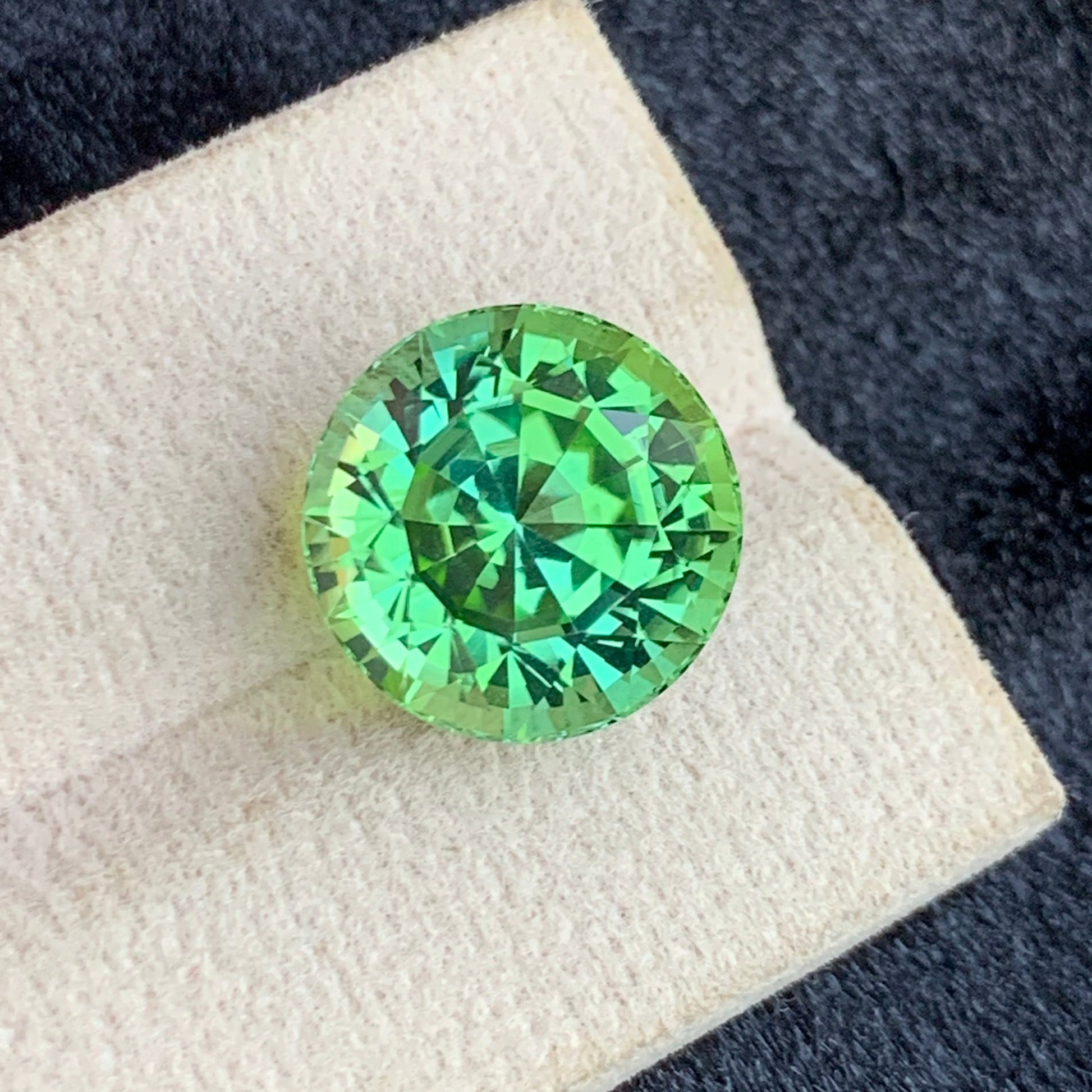 apple green tourmaline