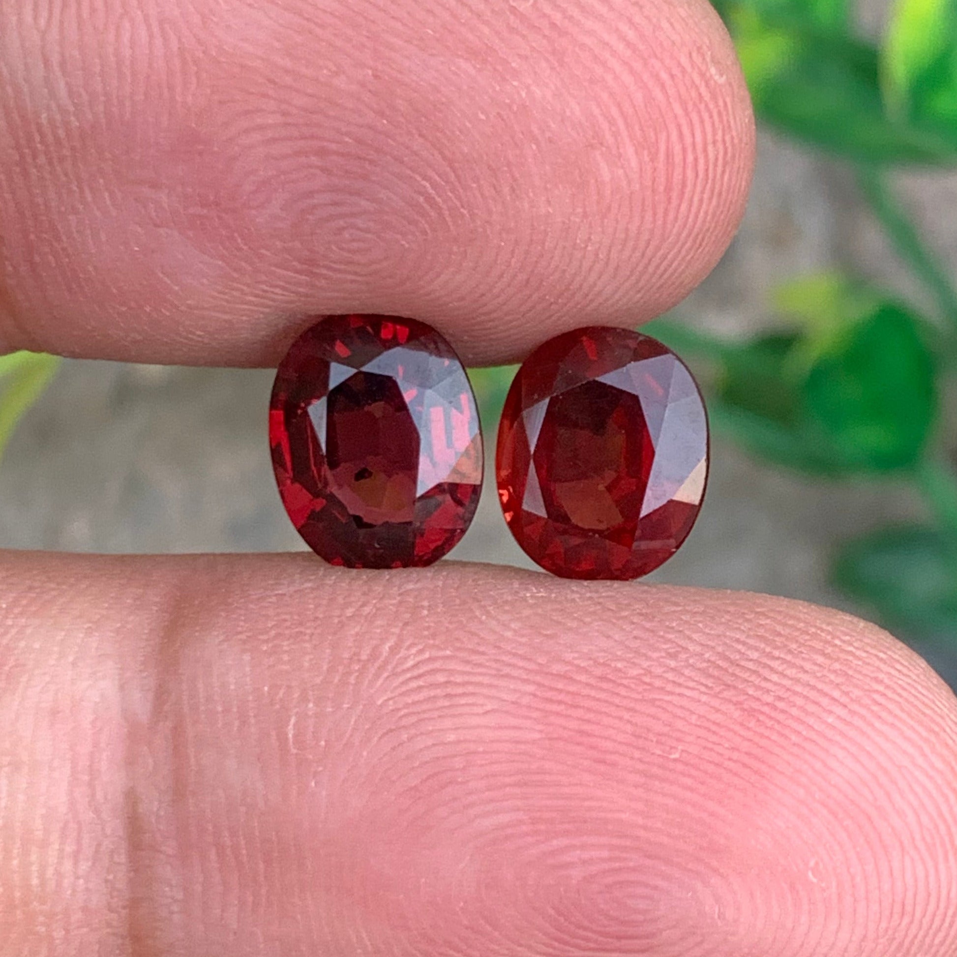 Rhodolite Garnet pair
Rhodolite Garnet earrings