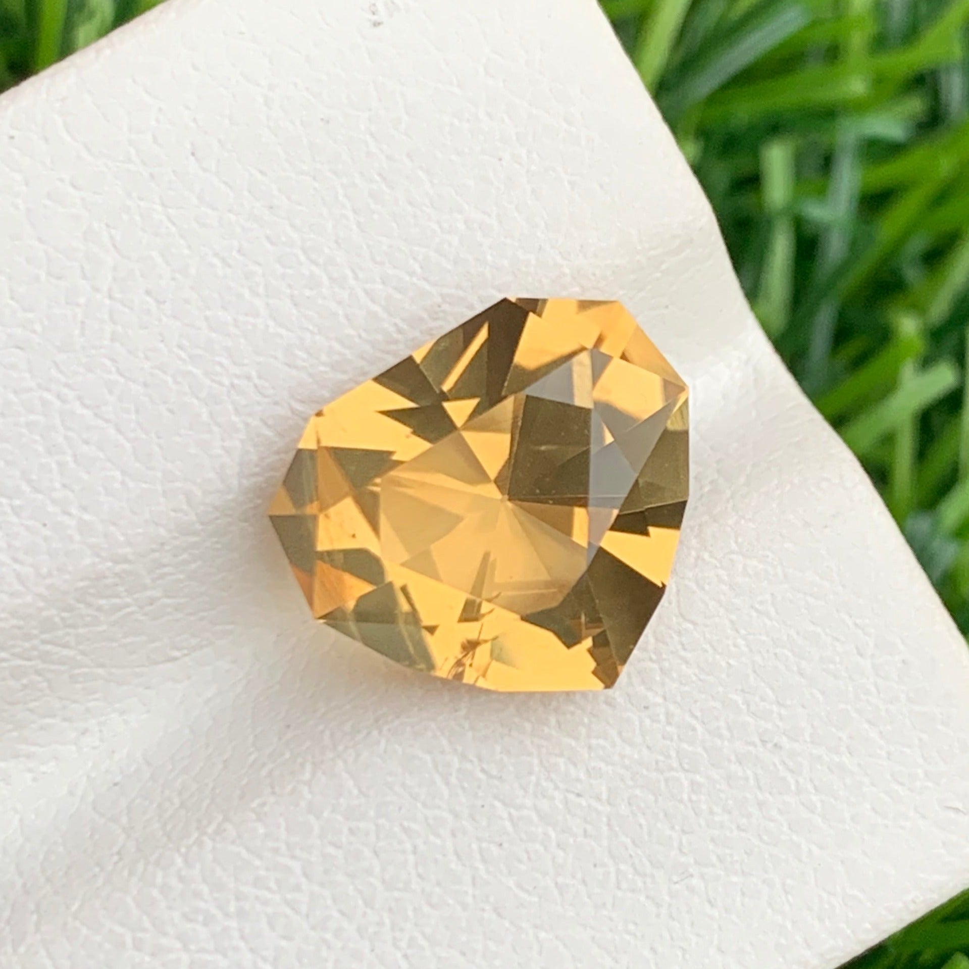 Faceted Yellow Citrine