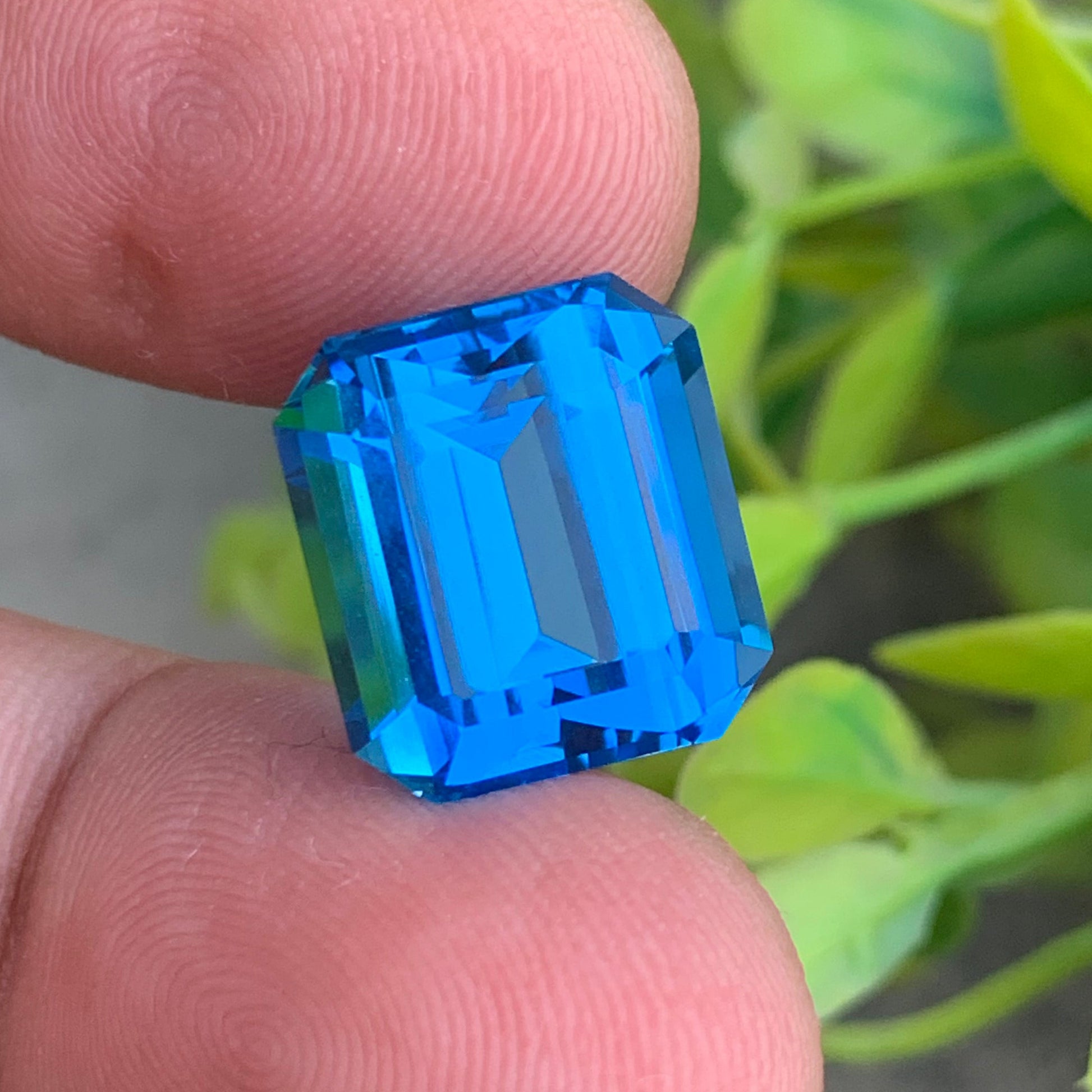Electric Swiss Topaz ring