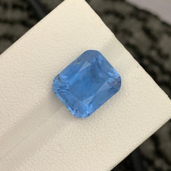 7.01 Carat Luxury Blue Aquamarine – Cushion Cut | Natural Loose Gem | Pakistan Origin