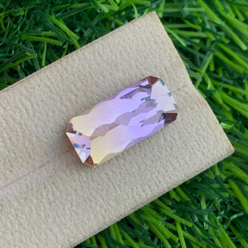 11.40 Carats Loose Ametrine Gemstone with Fancy Cut, Loup Clean Clarity