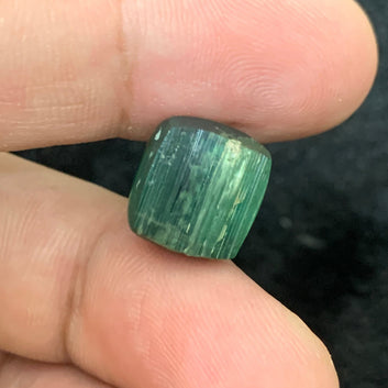 15.50 Carats Natural Cat's Eye Tourmaline Gemstone - Rectangular Shape from Afghanistan