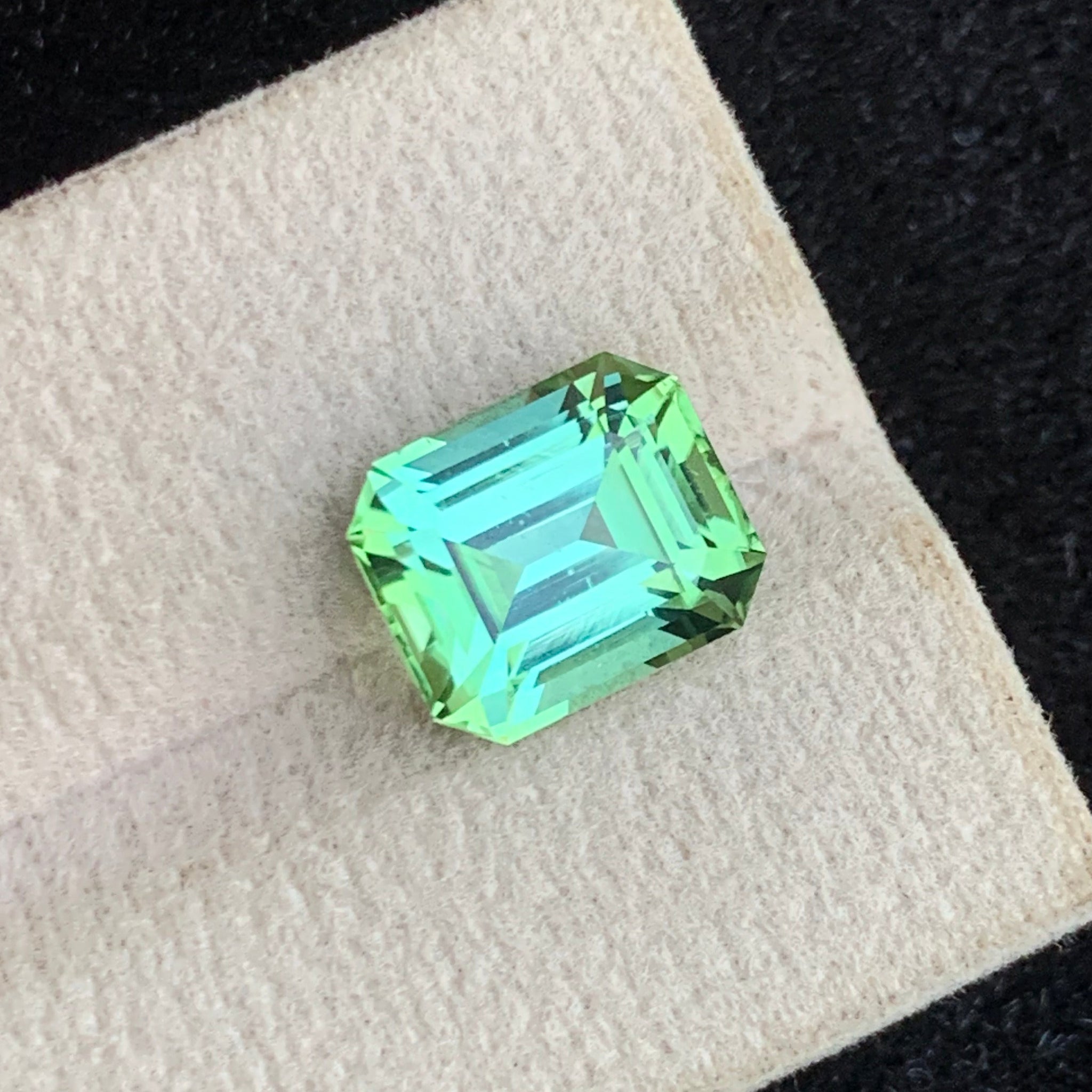 Apple green tourmaline