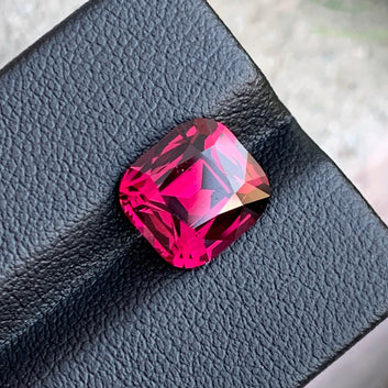 4.95 Carat Pink Umbalite Garnet – Rare Cushion Cut Gemstone from Africa