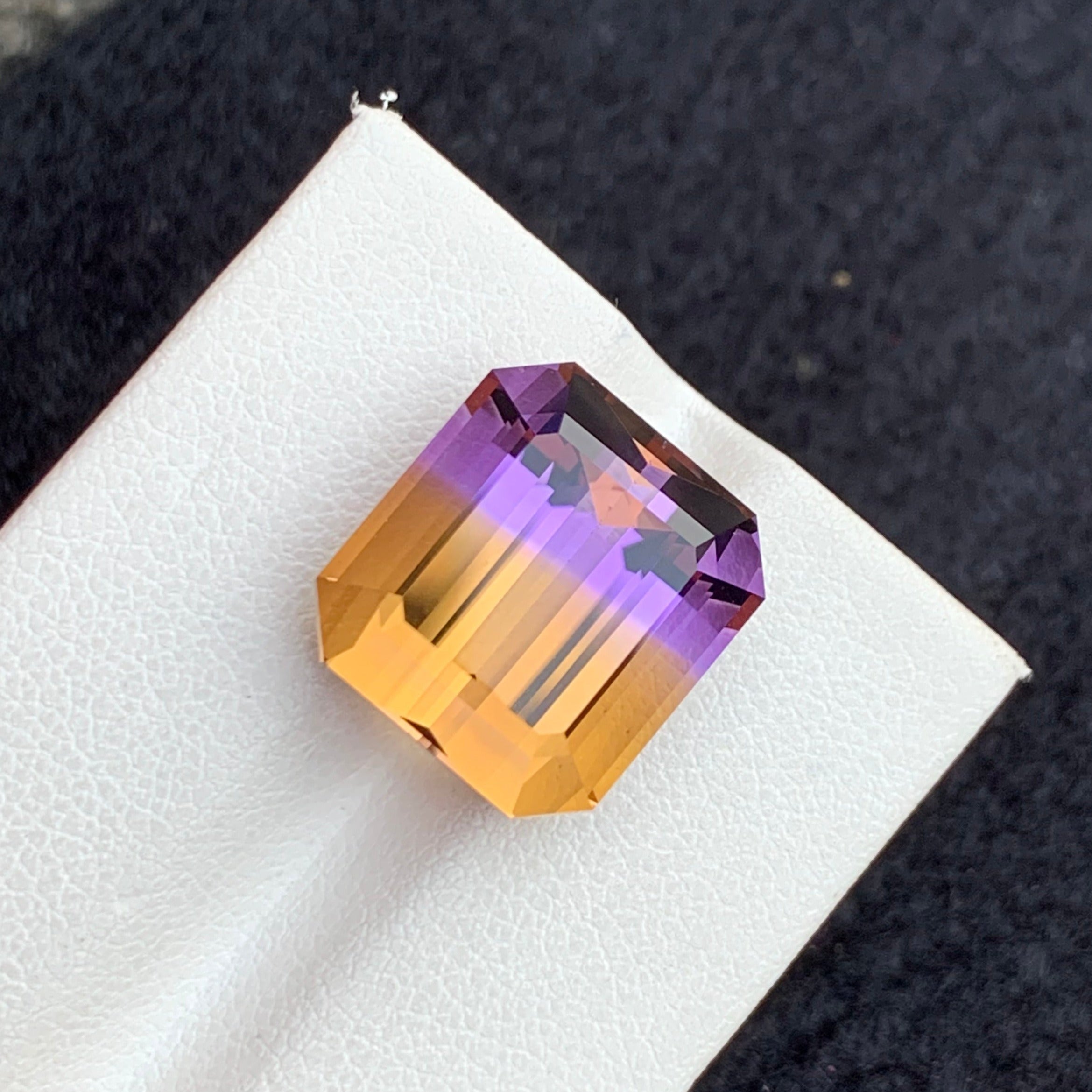 Natural Bio Color Ametrine 22.10 Ct orders Certified Emerald Cut Loose Gemstone From Brazil