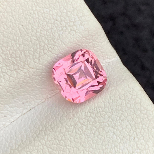 1.80 Carats Natural Baby Pink Tourmaline, Pink Gemstone Cushion Shape