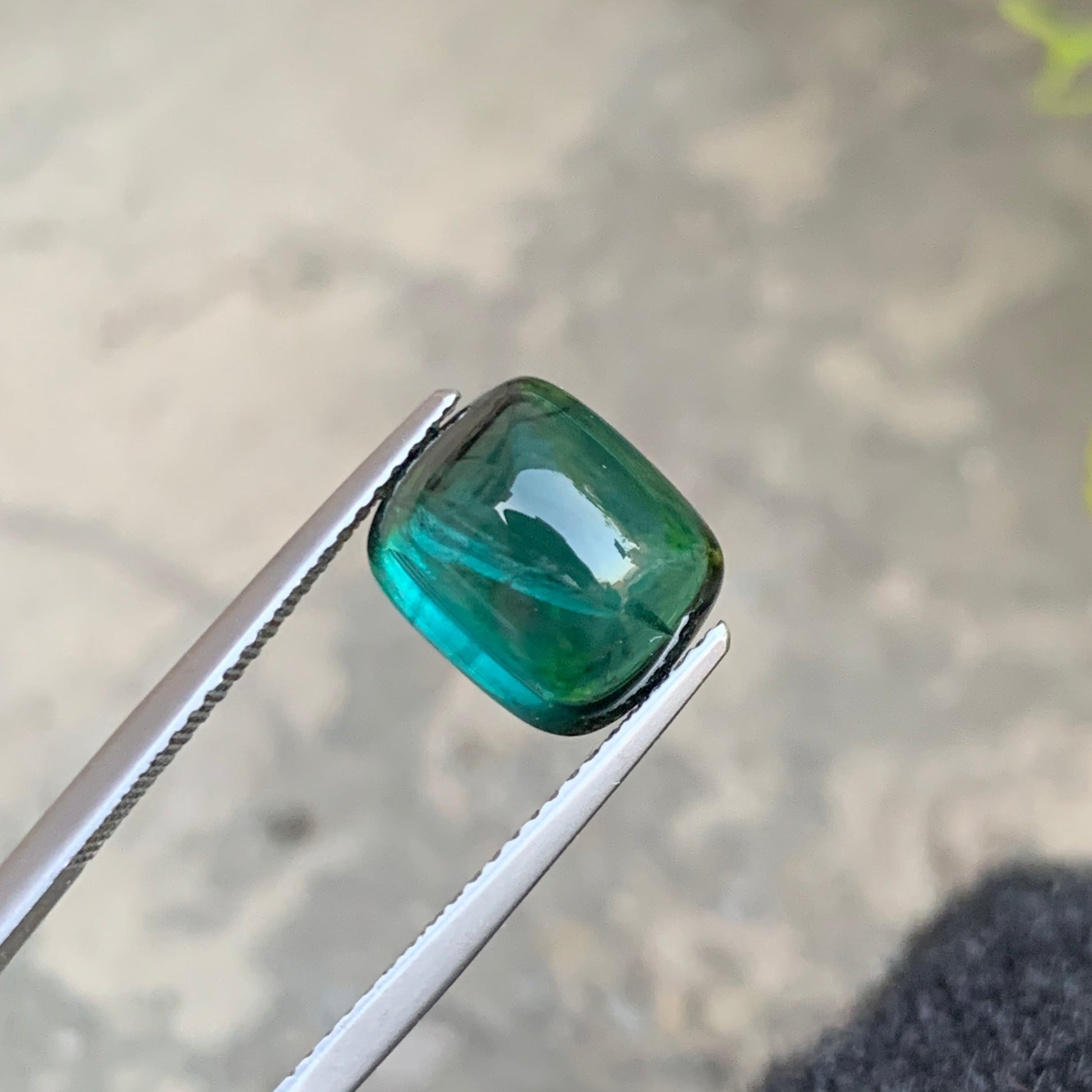 teal blue cabochon