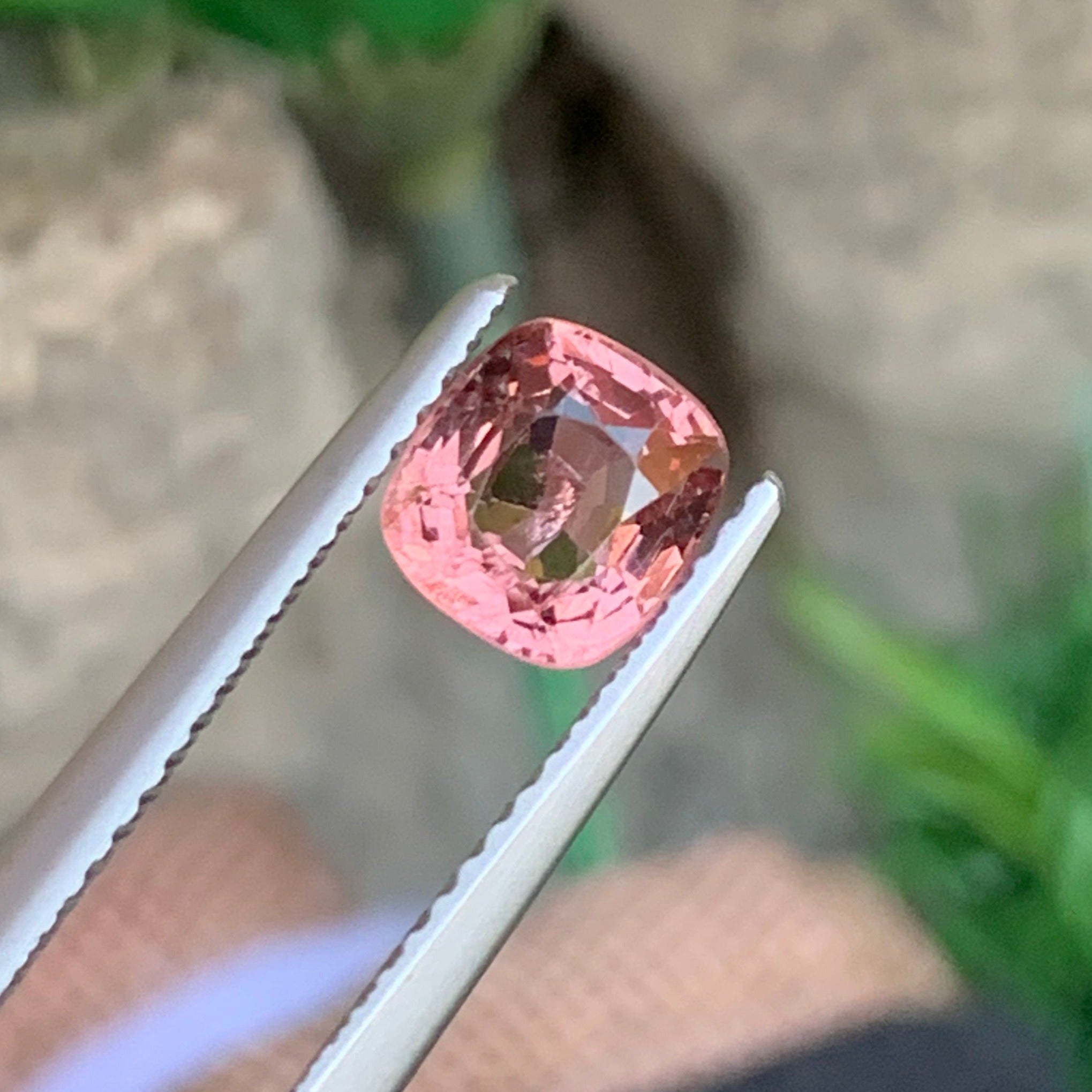 peach spinel jewelry