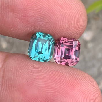 Reverse Tourmaline pair
Reverse Tourmaline rings