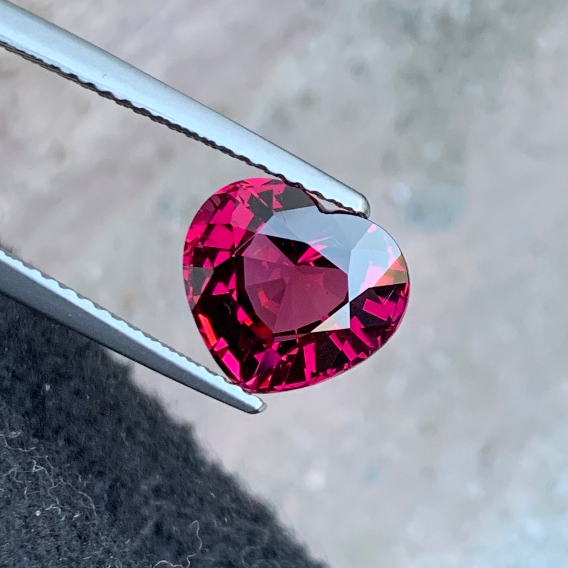 heart shape Garnet