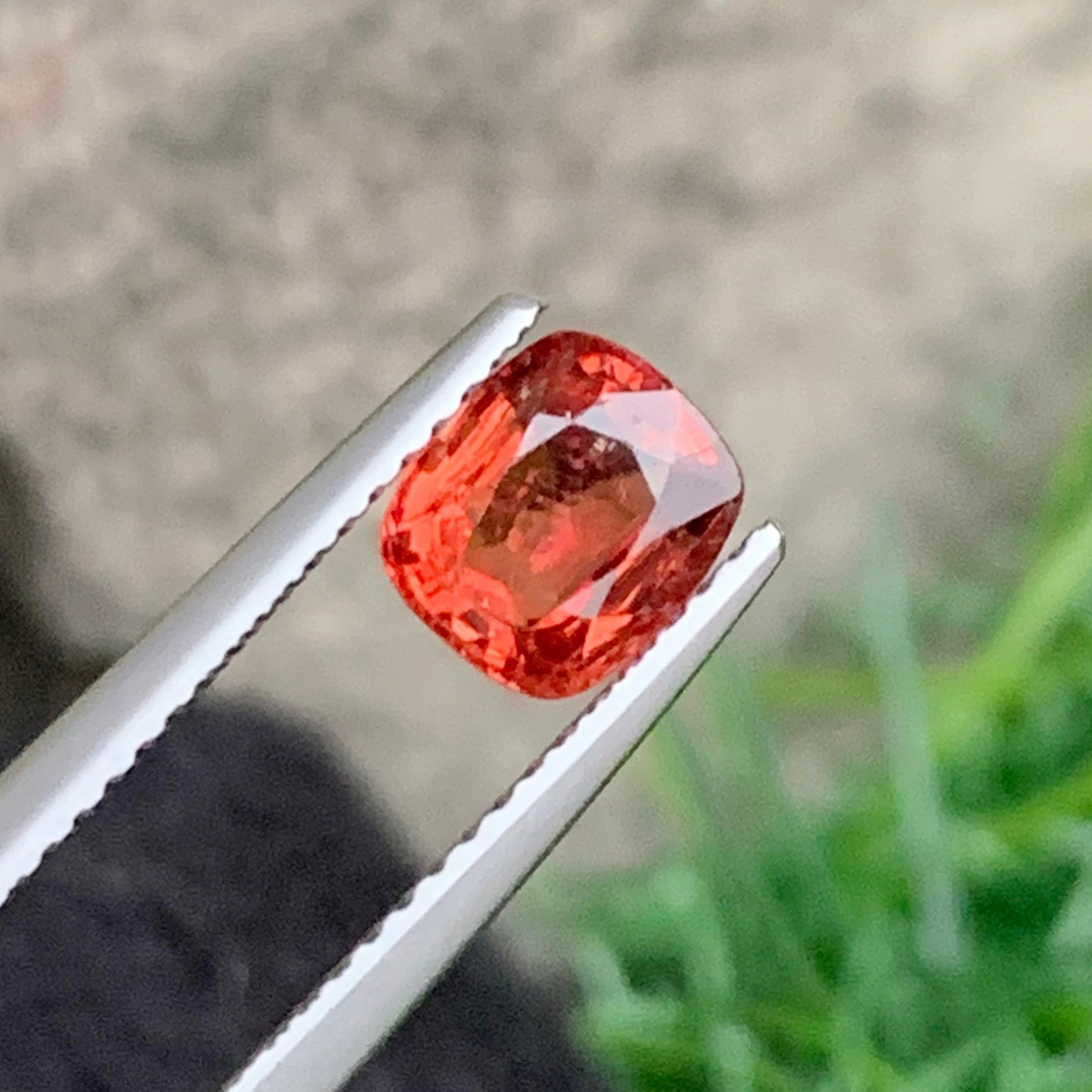 Red orange spinel