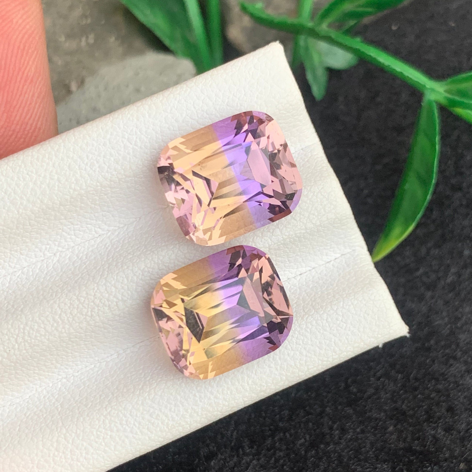 Ametrine pair