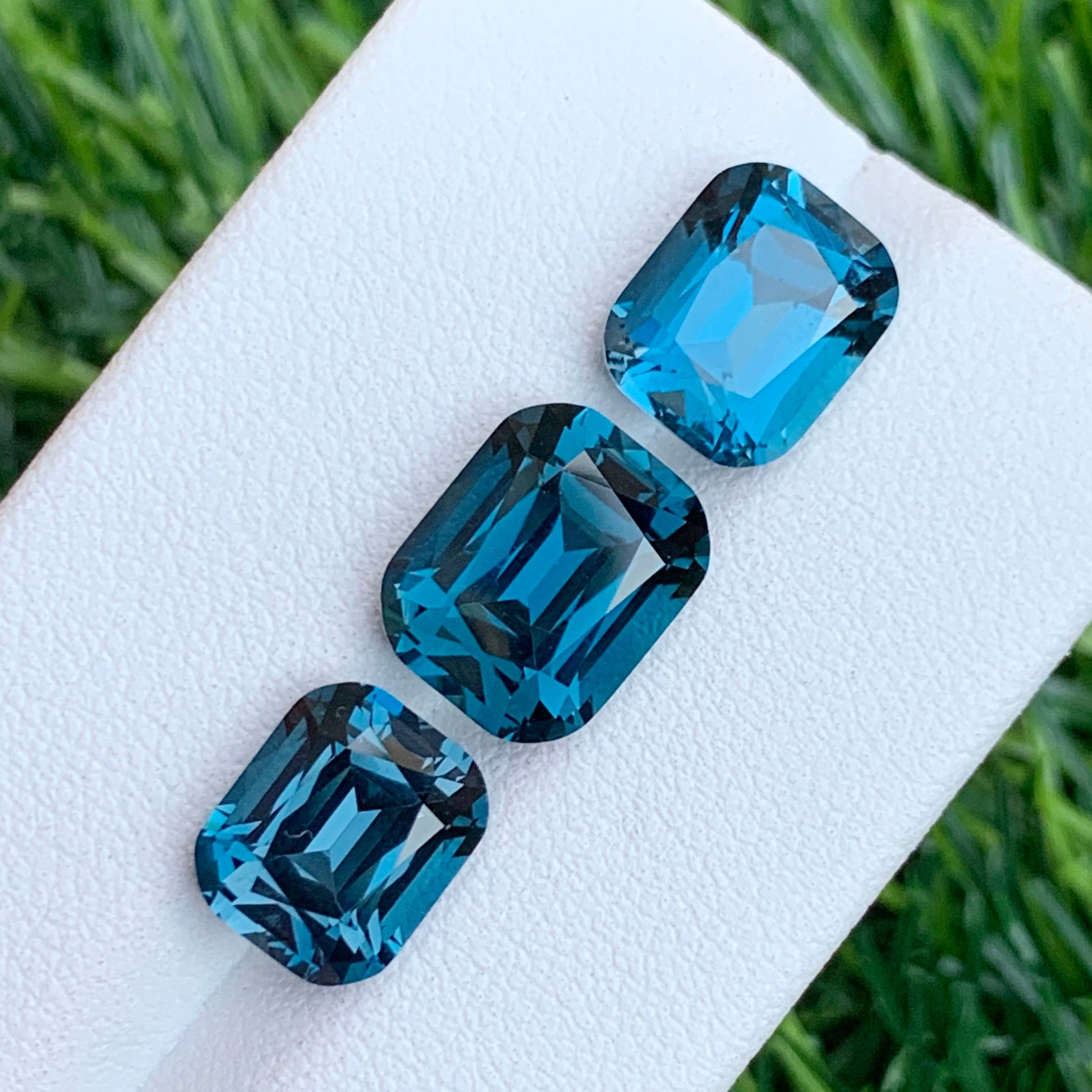 London blue topaz jewelry set