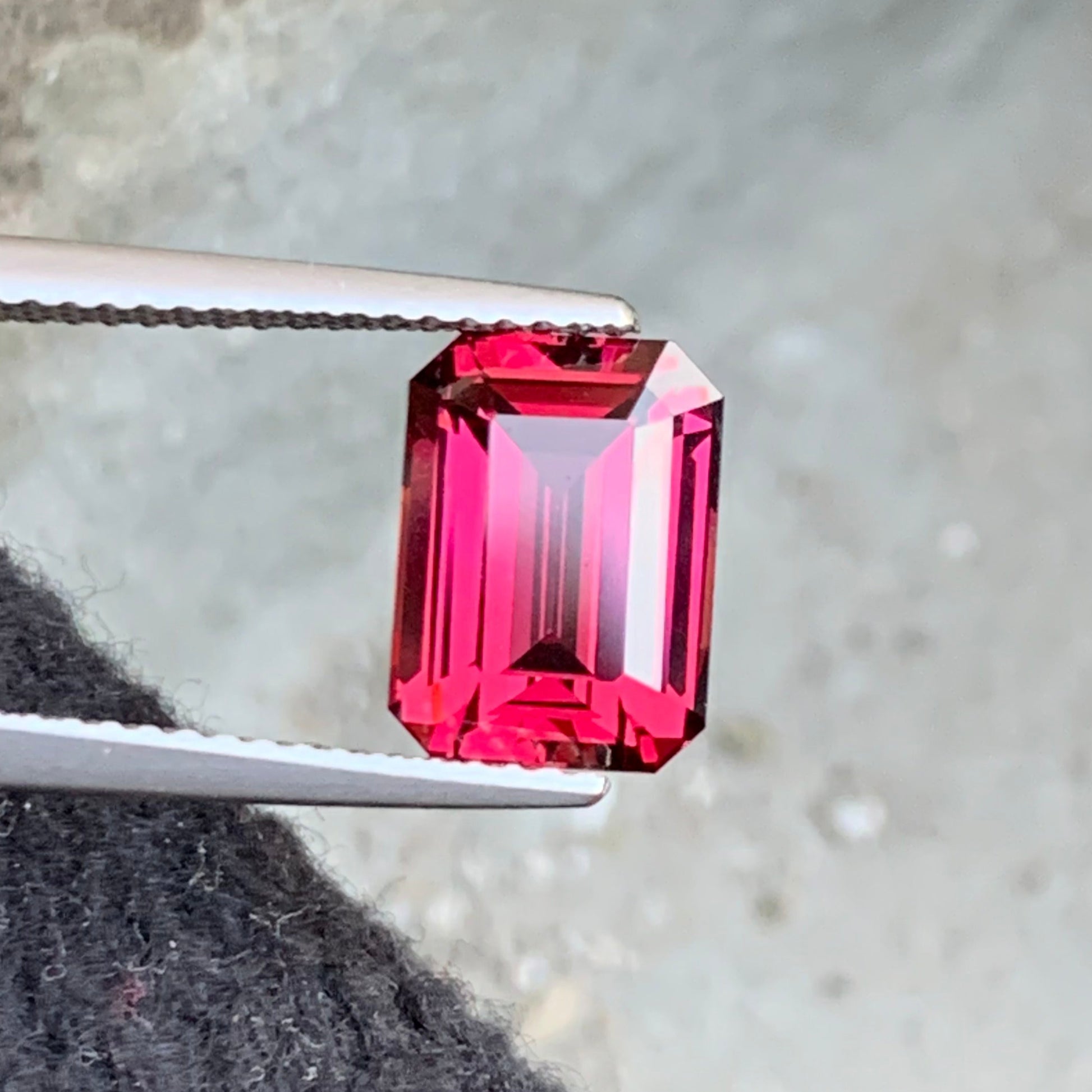 reddish pink garnet