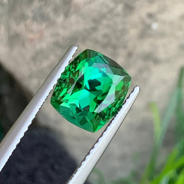 bright green tourmaline