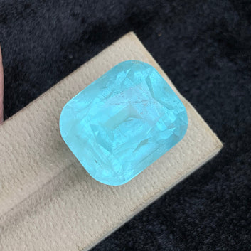 51.15 Carats Natural Aquamarine Gemstone with Cushion Cut from Africa