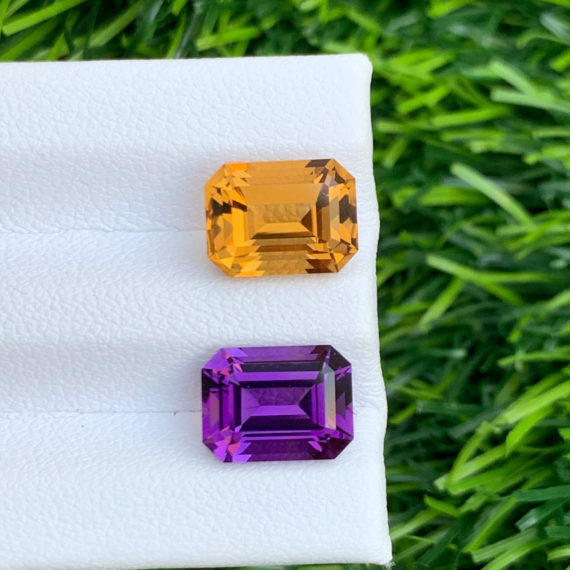 Amethyst Citrine Pair