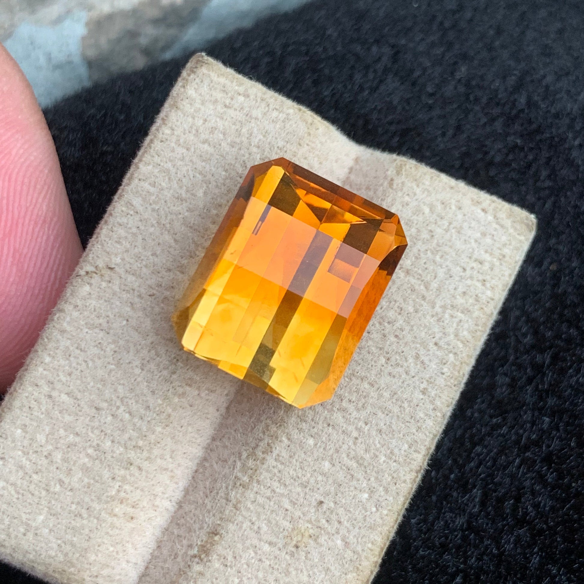 Mandarin Citrine gemstone
Mandarin Citrine jewelry