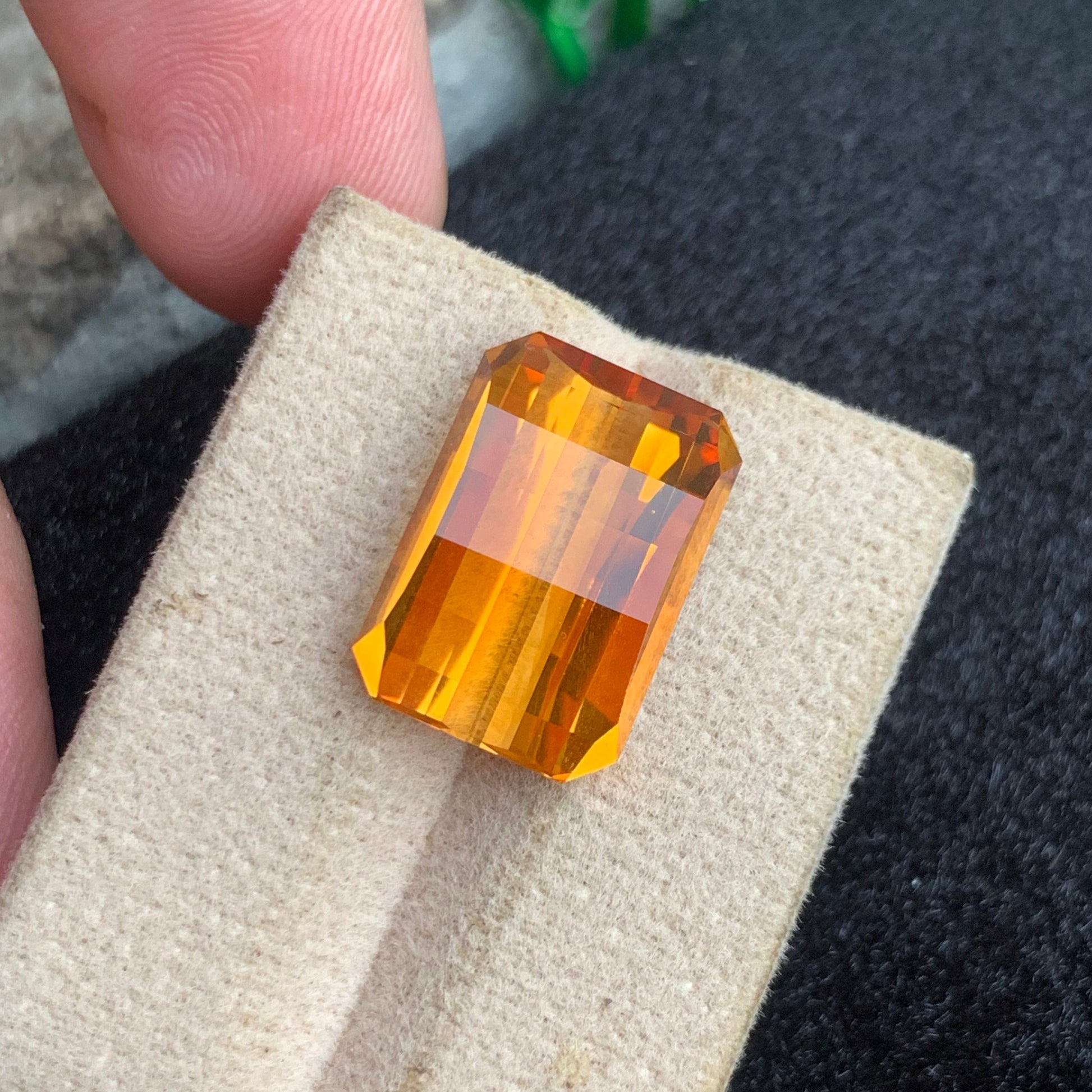 Mandarin Citrine stone
Mandarin Citrine jewelry