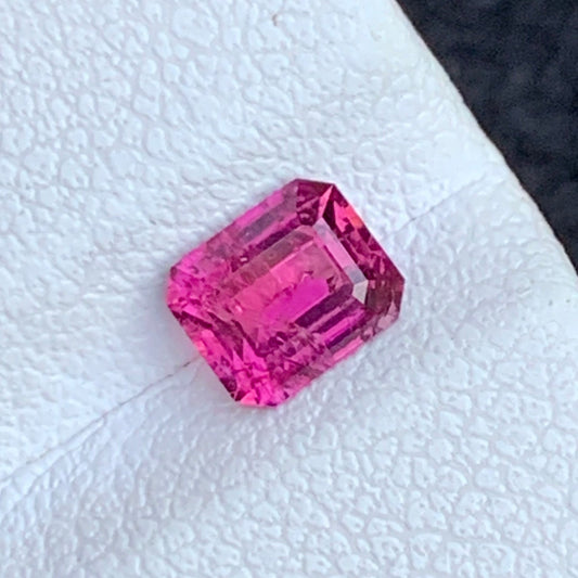 Pink rubellite gemstone