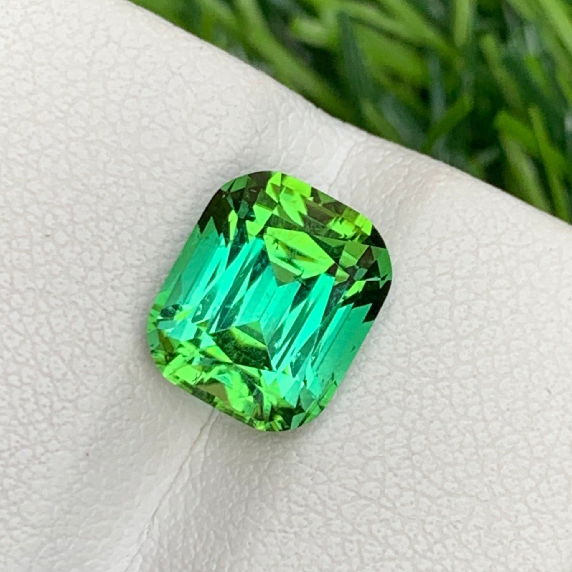 Natural mint green tourmaline