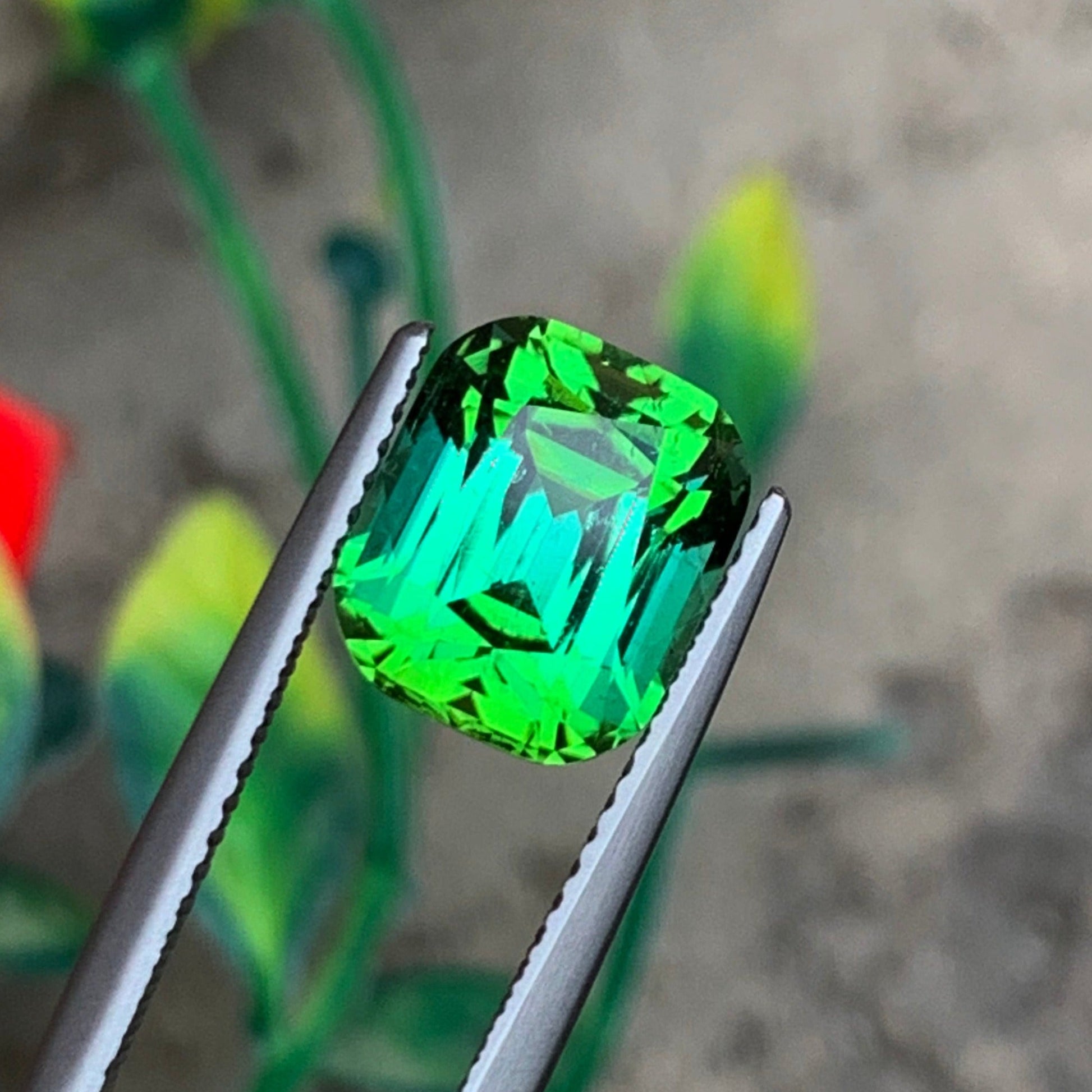 fresh green tourmaline