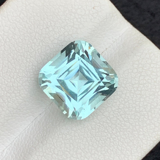 Loose Aquamarine from Pakistan, Cushion Cut 5.70 Cts