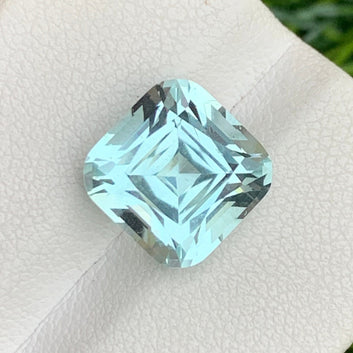 Loose Aquamarine from Pakistan, Cushion Cut 5.70 Cts