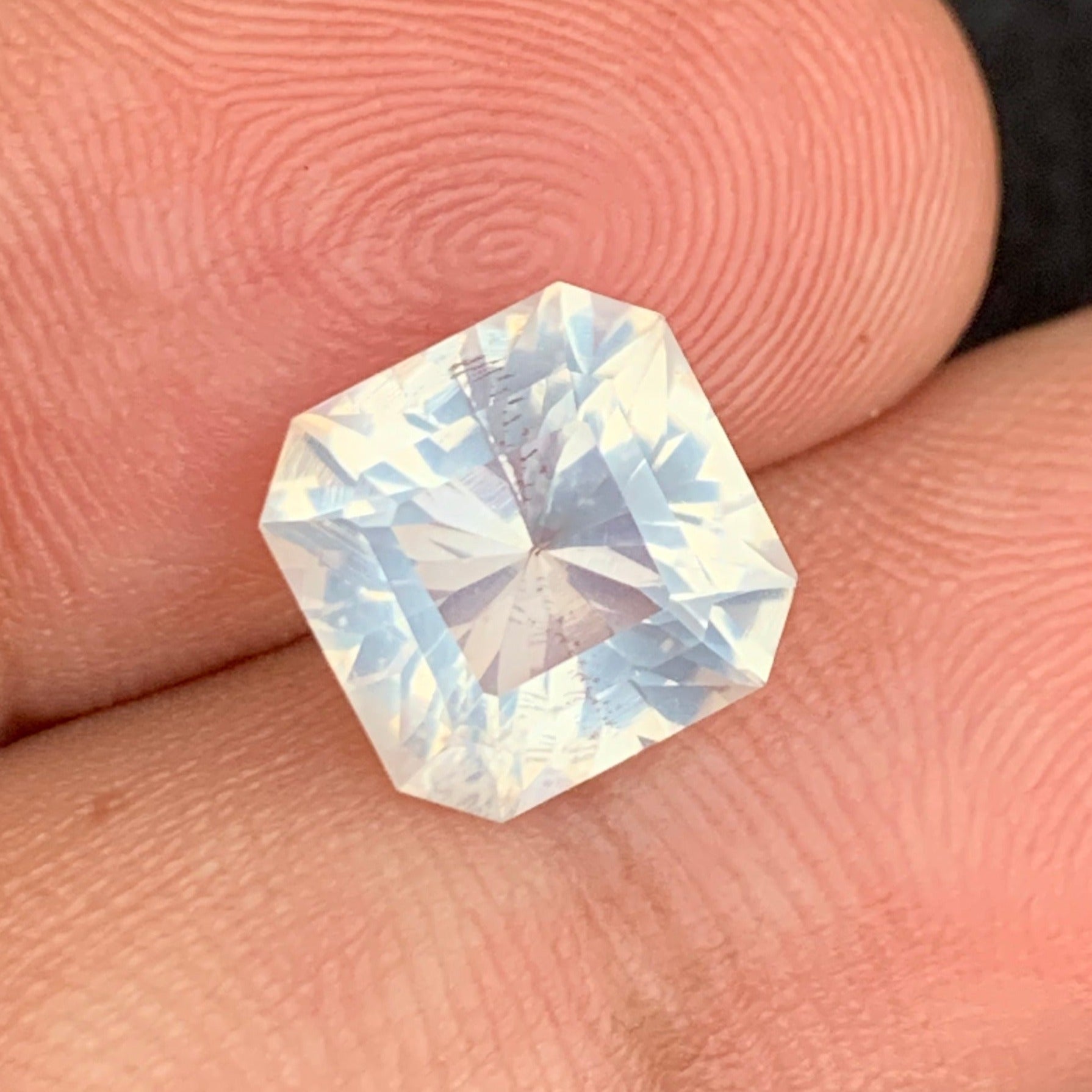 faceted moonstone