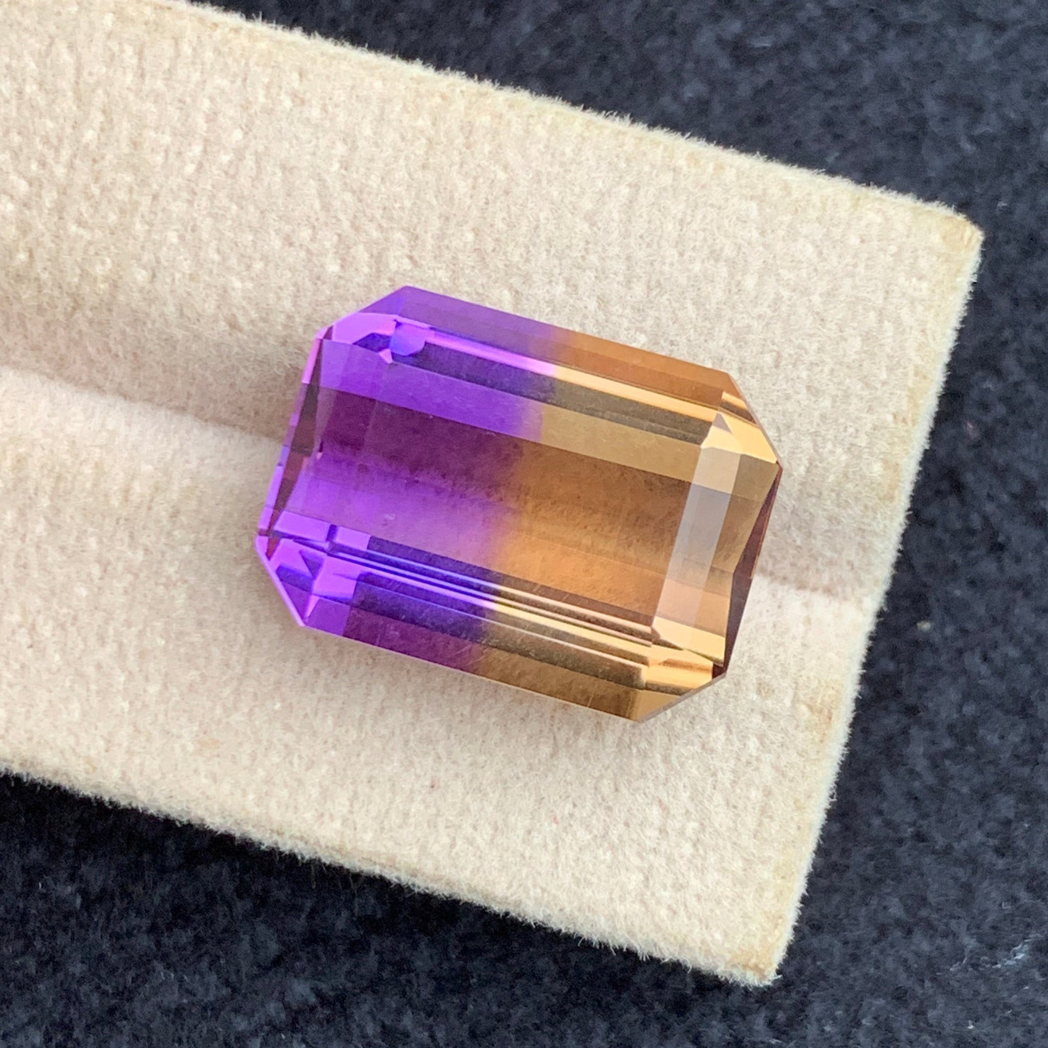 18.35 Carats Loose Ametrine Gemstone – Emerald Cut, Vivid Ametrine Jewelry