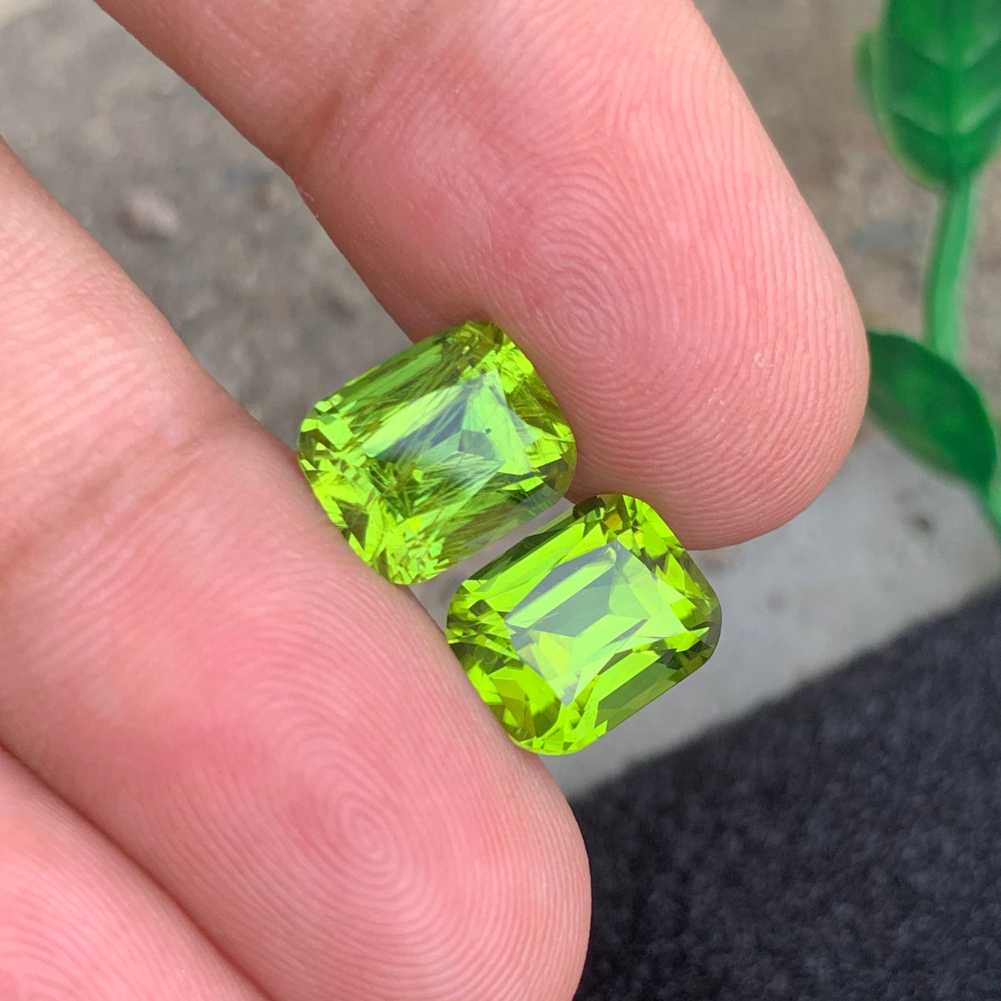 Green Peridot pair
Green Peridot earrings