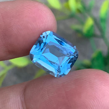 Blue Aquamarine ring
 Blue Aquamarine pendant