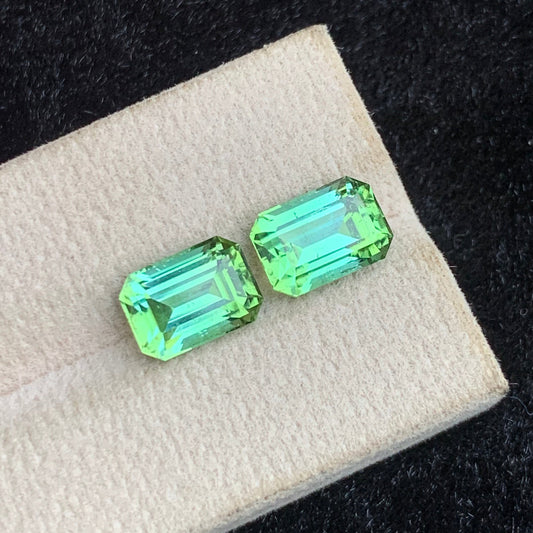 Apple green tourmaline