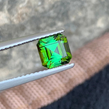 bright mint green tourmaline