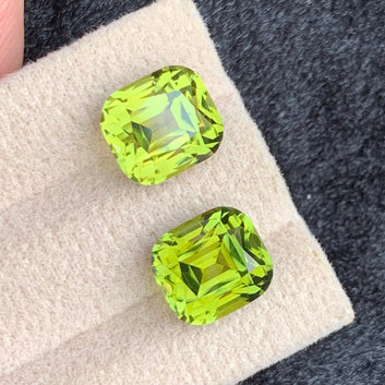 Greenish Yellow Tourmaline pair
Greenish Tourmaline earrings