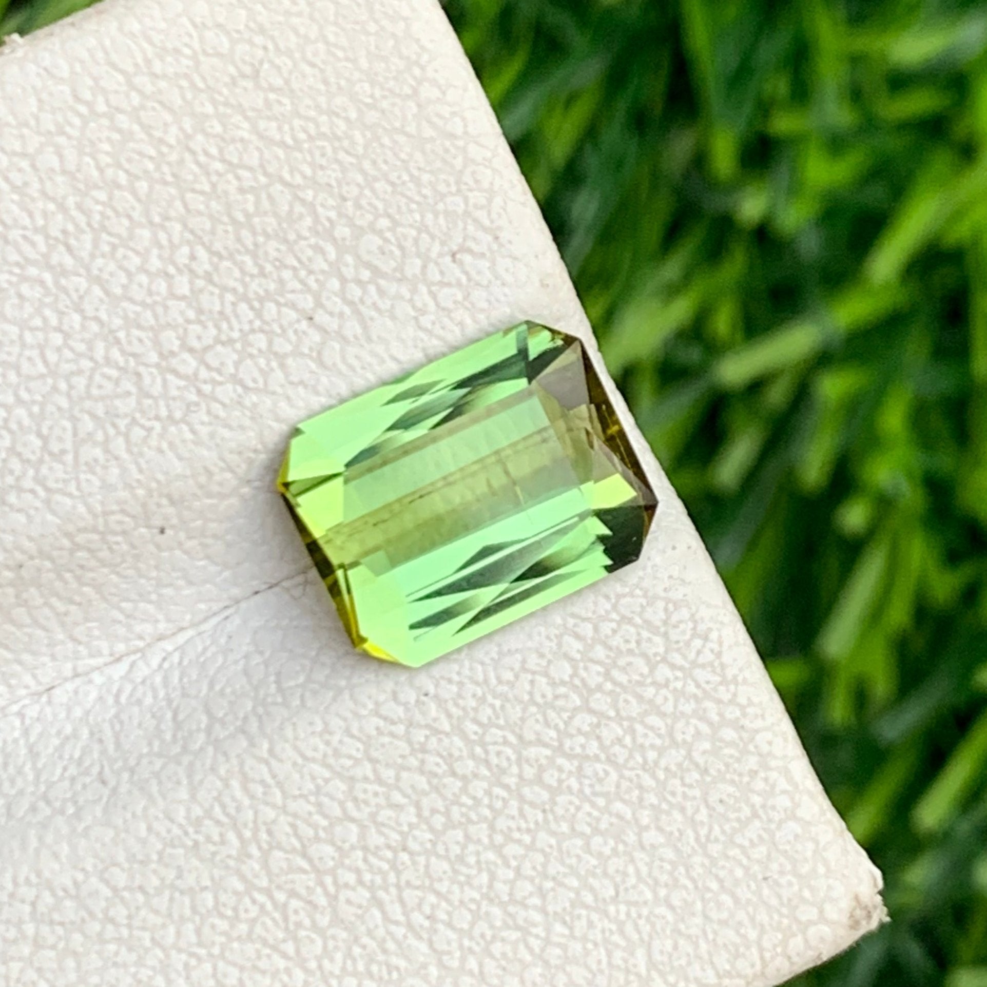 Yellow green tourmaline